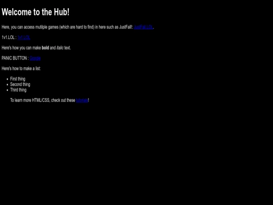 index screenshot
