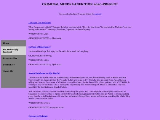 ficarchive/criminalminds/cmdirectory screenshot