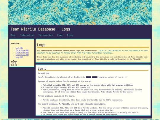 logs screenshot