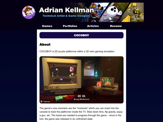 games/cocoboy screenshot