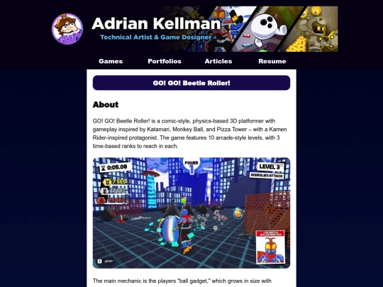 games/gogobeetleroller screenshot