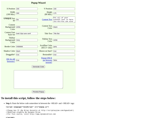 install screenshot
