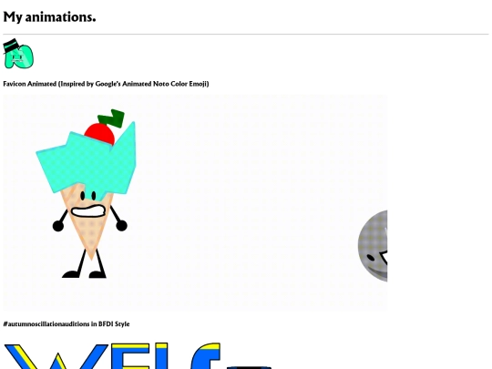 animations screenshot
