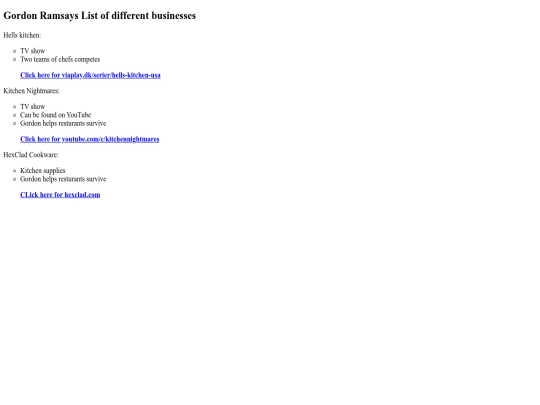 Businesssiden screenshot