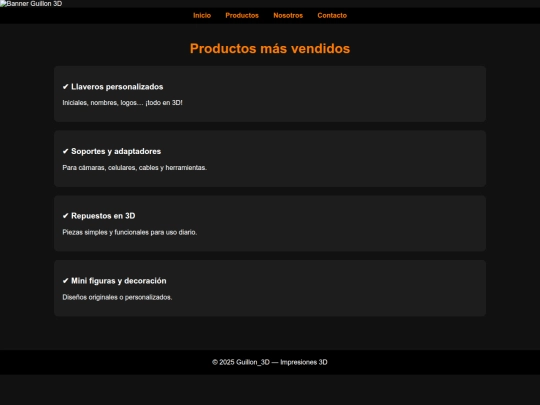 productos screenshot