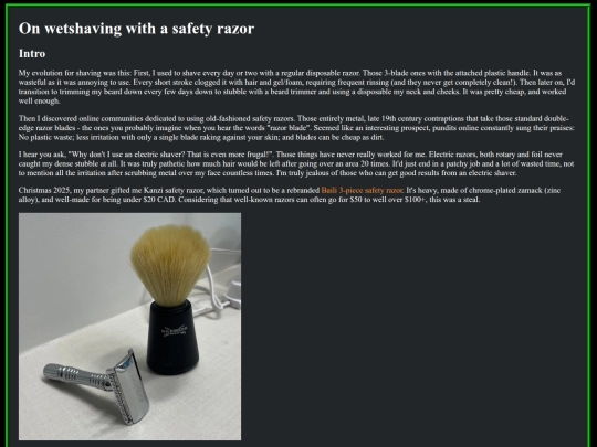 posts/On wetshaving with a safety razor screenshot