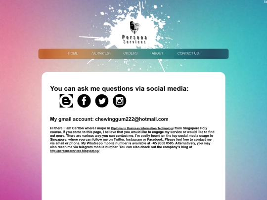 contact screenshot