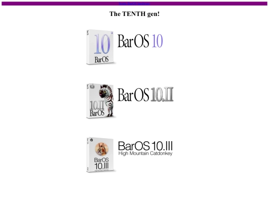 BarOS screenshot