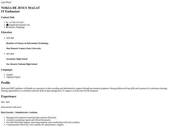 index screenshot