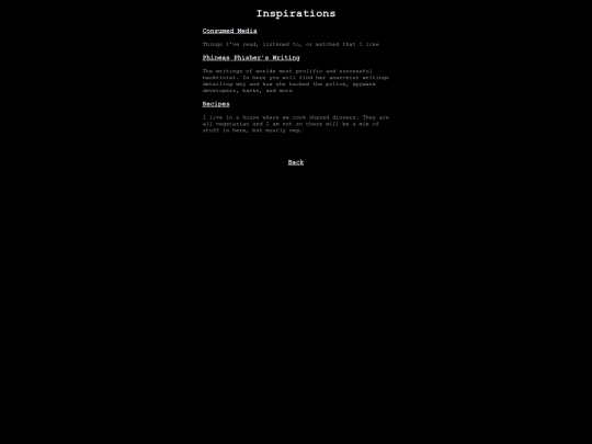 inspirations screenshot
