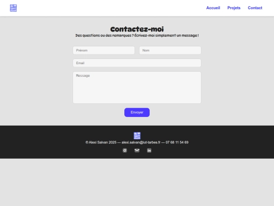 contact-test screenshot