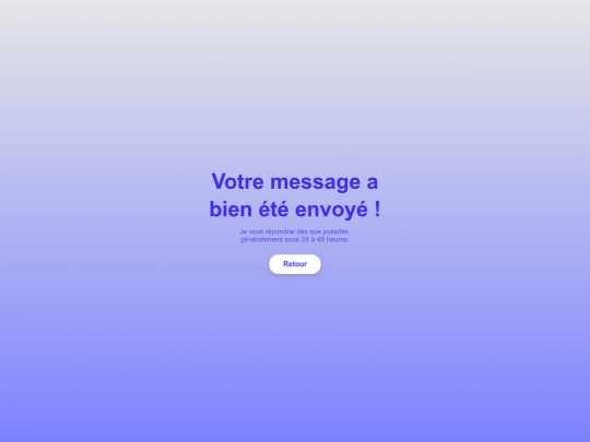 message-envoye screenshot