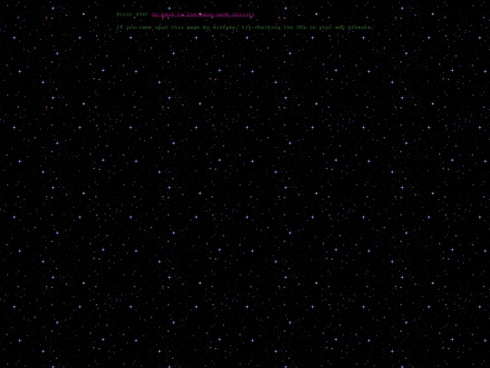 not_found screenshot