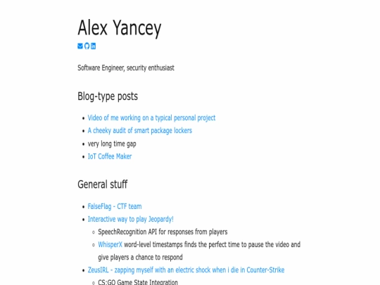 index screenshot