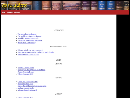 Pages/Tutorials screenshot