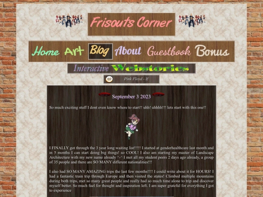 blog screenshot