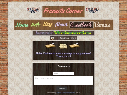 guestbook screenshot