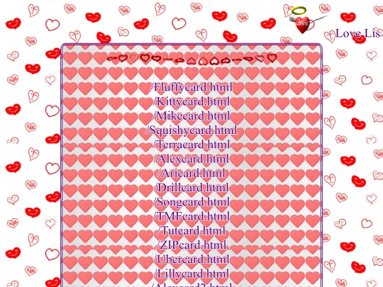 lovecards/Cardlist screenshot