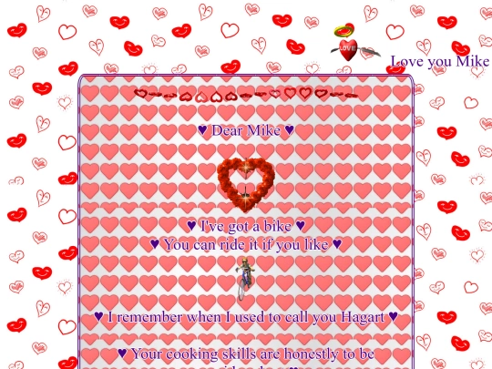 lovecards/Mikecard screenshot