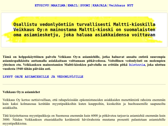 veikkaus screenshot