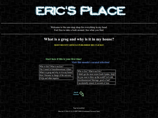 eric_homepage screenshot