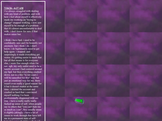 personal_blog screenshot