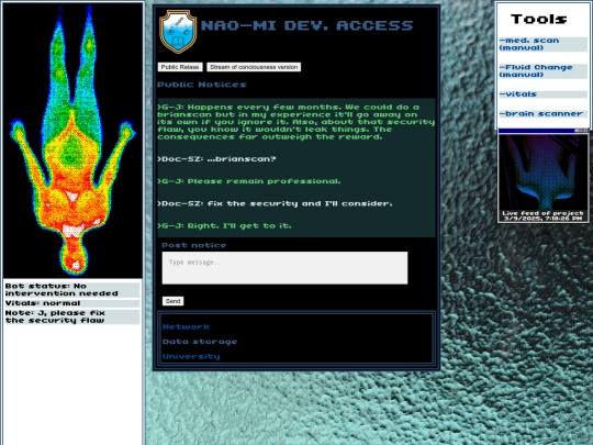 NAOMI/dev-access screenshot