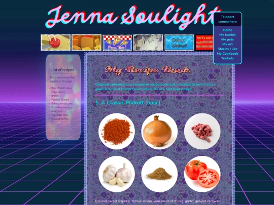 Recipes screenshot