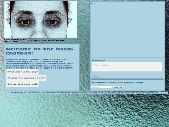 naomi-chatbot screenshot