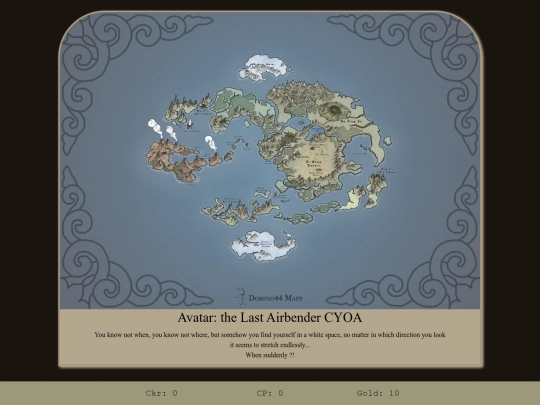 CYOA/AtLA screenshot
