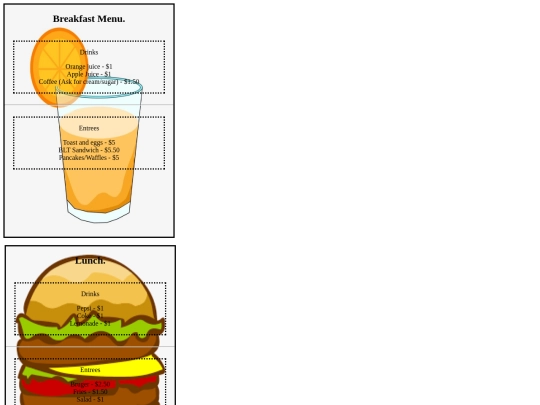 menu-assignment screenshot