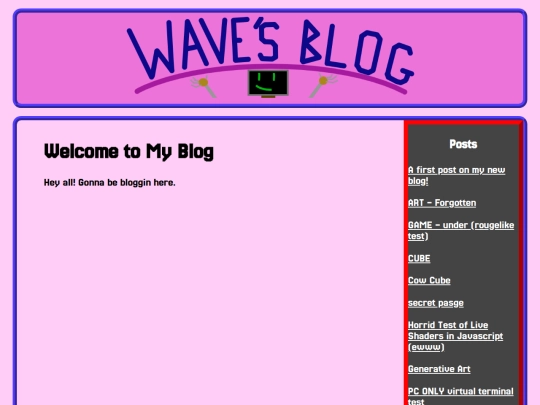 blog screenshot