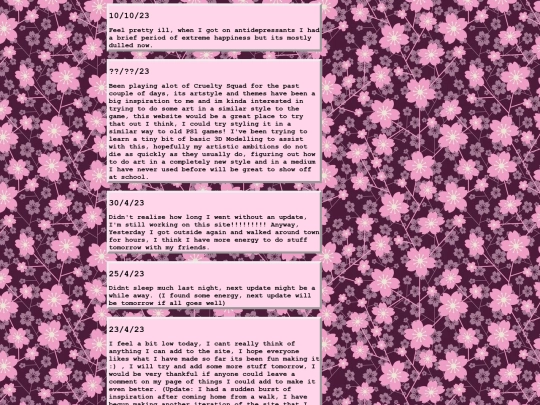 personalblog screenshot