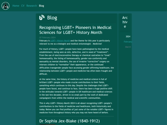 blog screenshot