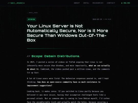 blog-linuxvswindows screenshot
