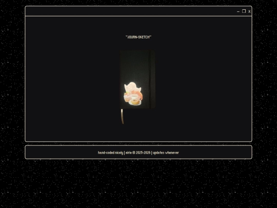 journsketch screenshot