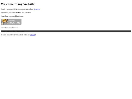 Blog screenshot