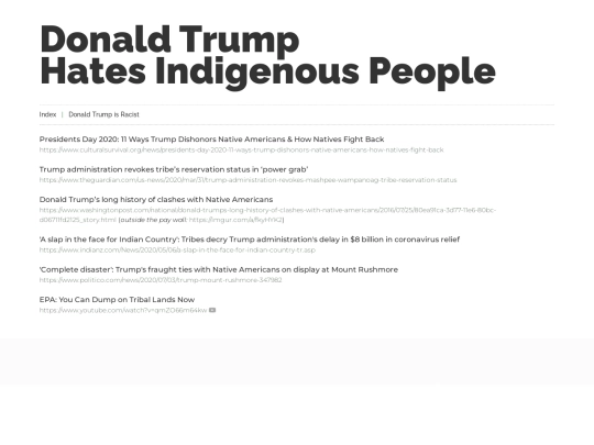 donald-trump-hates-indigenous-people screenshot