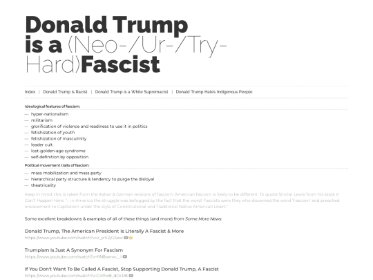 donald-trump-is-a-fascist screenshot