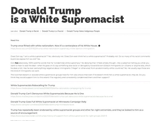 donald-trump-is-a-white-supremacist screenshot