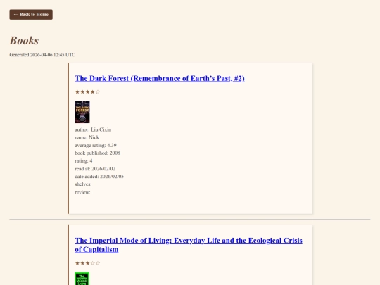 books screenshot