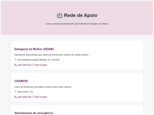 apoio screenshot