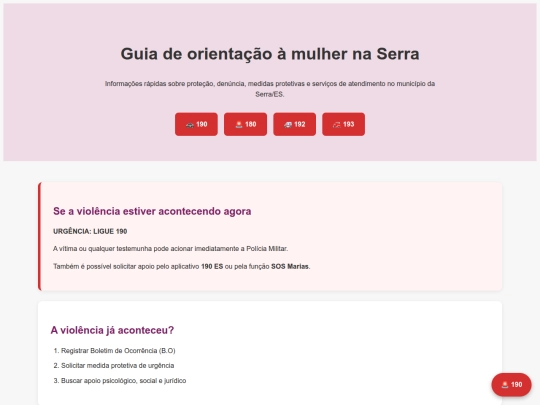 guiadeorientacaoamulher screenshot