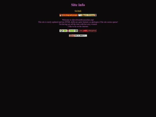 info screenshot