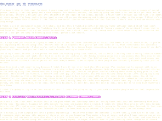 pages/Writing Pieces/AloneInACrowd screenshot
