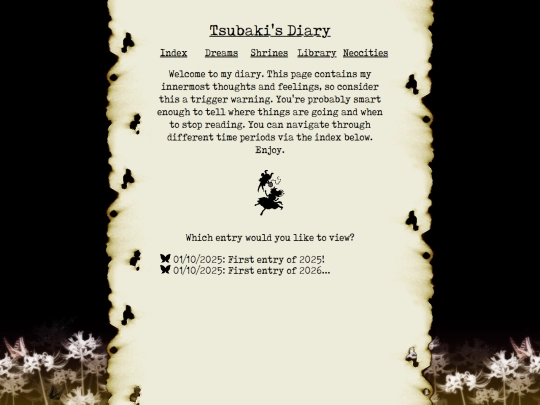 diary screenshot