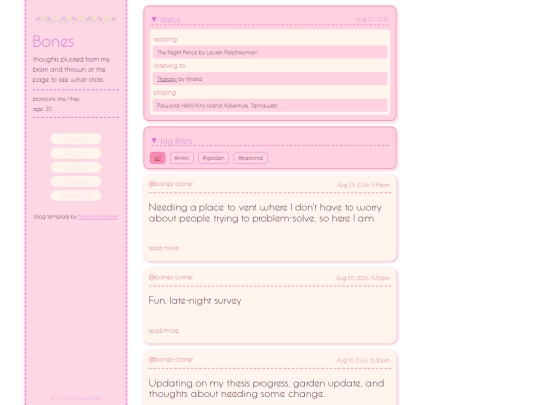 blog screenshot