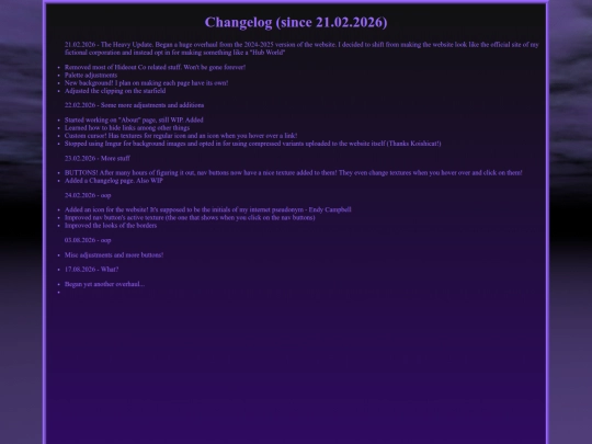 contents/changelog screenshot
