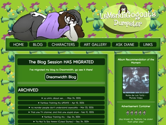 blog screenshot