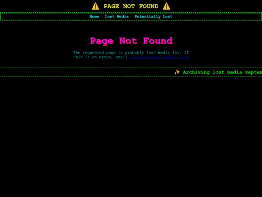 not_found screenshot